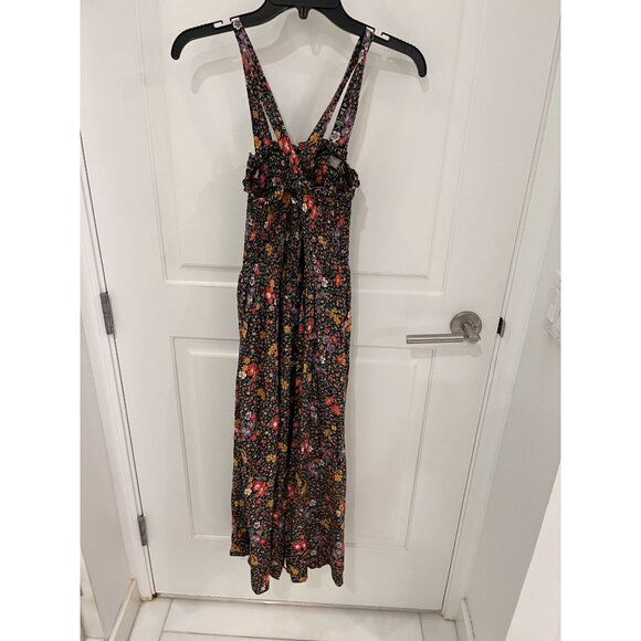 By TiMo Smocked Bodice Midi Sundress Floral Bright Fields XS Anthropologie - Picture 4 of 8